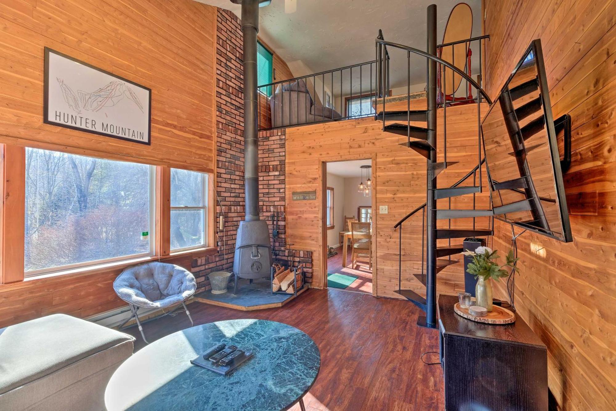 Modern Hunter Mountain Home 1 Mile from Resort! Exterior foto